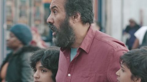 Pere de famille et ses enfants