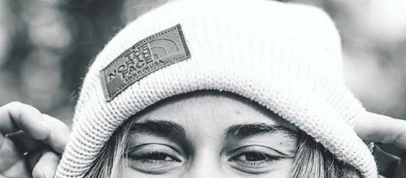 Bonnet North Face fille avec un bonnet the north face
