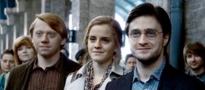 Harry Hermione et Ron
