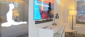 Un concept de chambre d'hôtel connectée par Marriott et Samsung