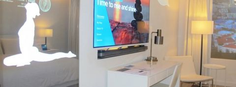 Un concept de chambre d'hôtel connectée par Marriott et Samsung