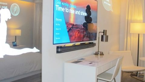 Un concept de chambre d'hôtel connectée par Marriott et Samsung