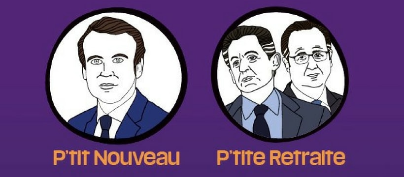 ptit-libe Nicolas Sarkozy, François Hollande, Emmanuel Macron dans le P'tit Libé