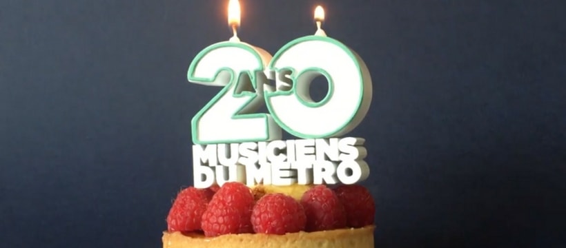 RATP Havas 20 ans label gateau de la ratp pour les 20 ans de son label musical