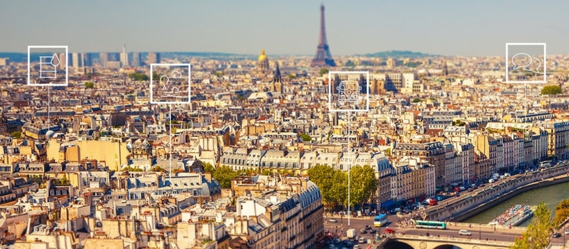 Total Facebook paris vue du ciel