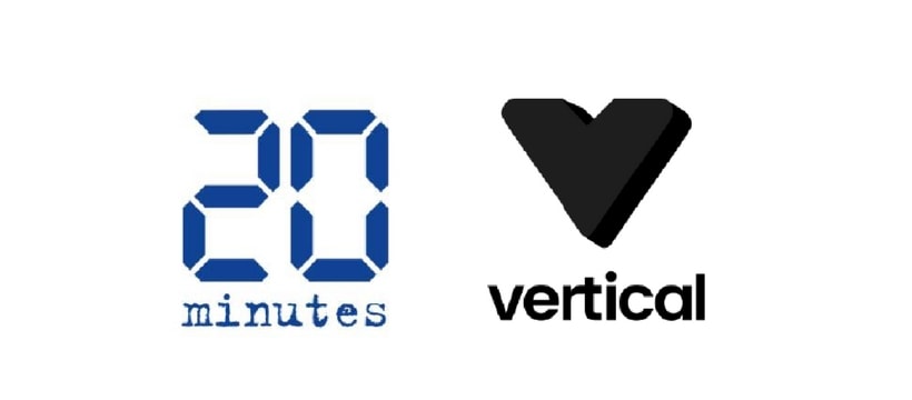 20minutes Vertical logos de 20 Minutes et vertical