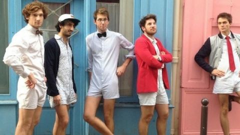 hommes en calchemise