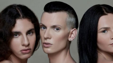 transgenres mannequins pour une marque de produits de beaute