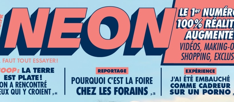 Neon couverture de neon en realite augmentee