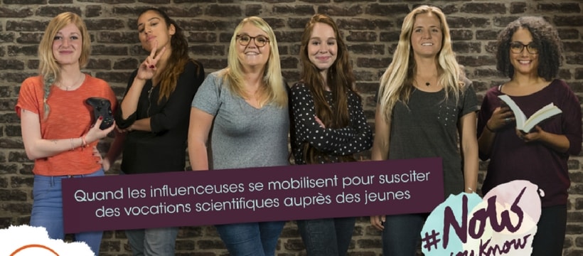 NowYouKnow femmes rassemblees dans une serie youtube