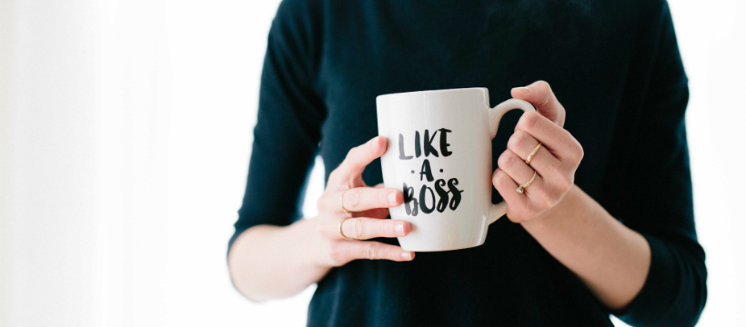 Tasse de café "like a boss"