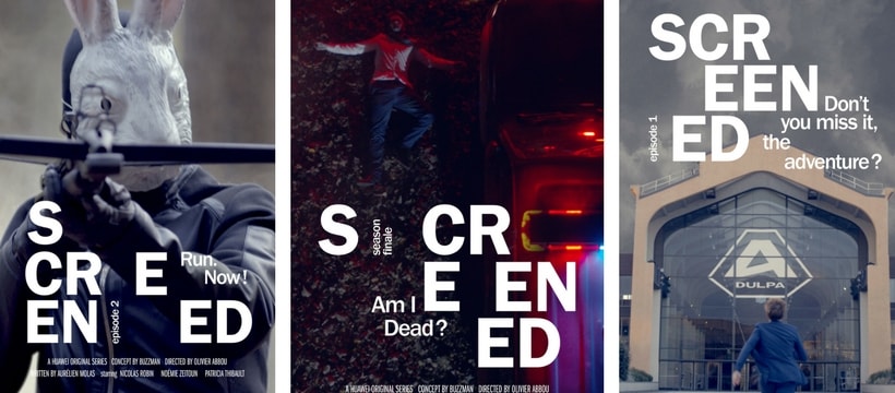 Screened Huawei screenshot du format huawei