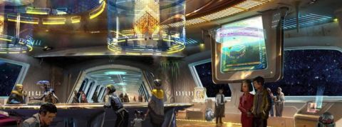 tendances Une illustration du Star Wars resort de Disney