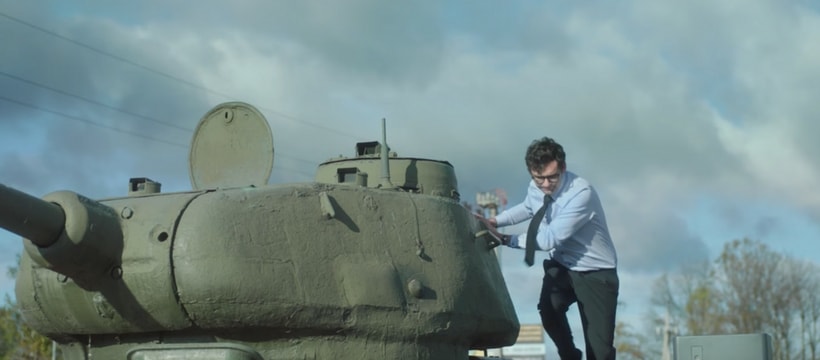 Wargaming homme sortant dun tank