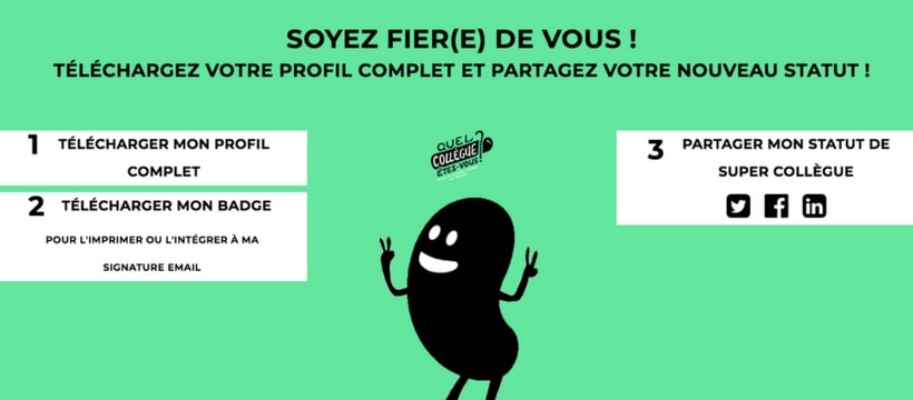 collegue truffe Logo de la campagne quel collegue etes vous