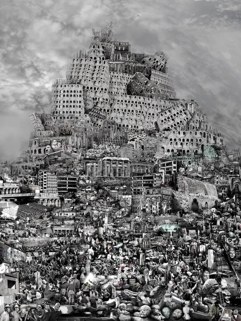 grande ville détruite