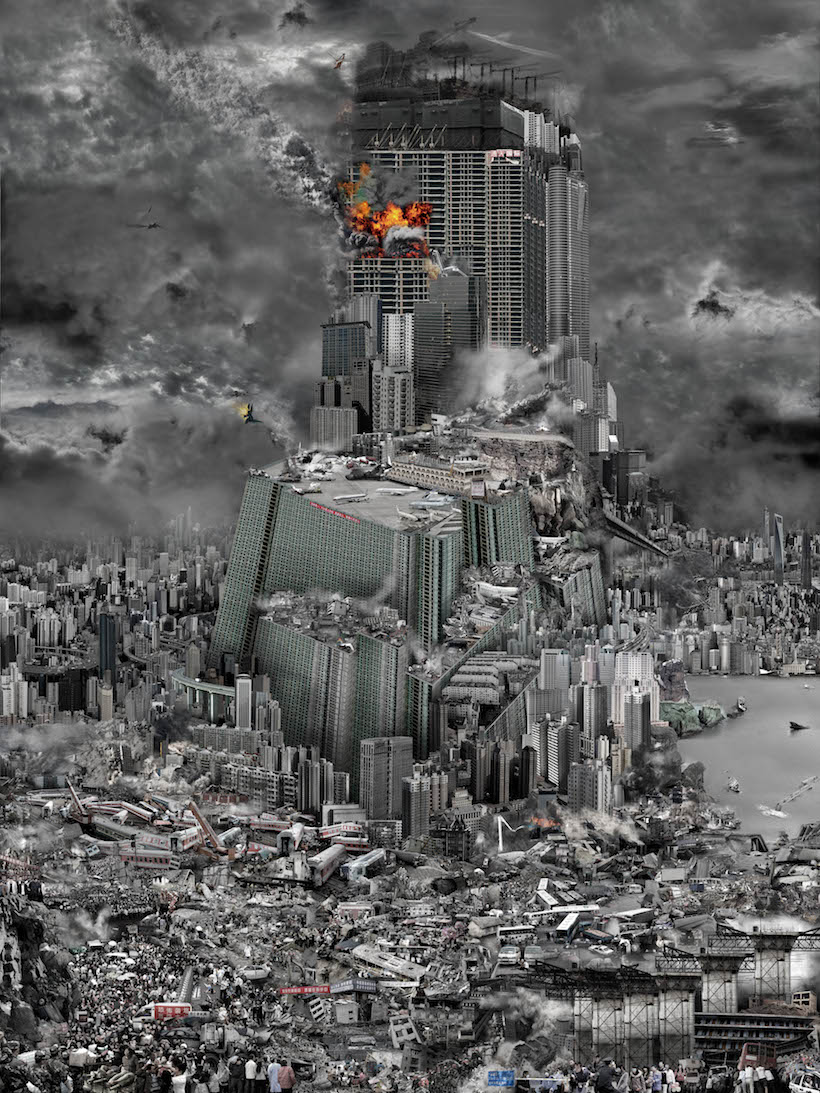 grande ville détruite