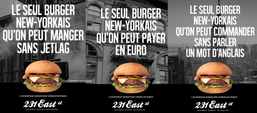 East Street affiches des burgers east street