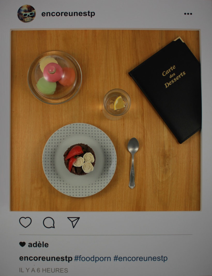 photo mise en scène comme sur Instagram