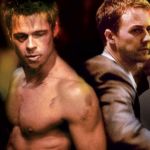 Brad Pitt torse nu dans fight club