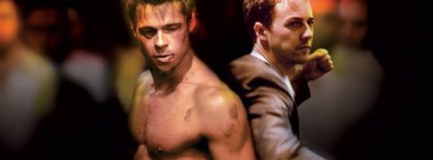 Fightclub Brad Pitt torse nu dans fight club