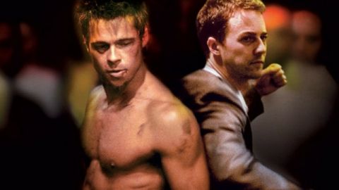 Fightclub Brad Pitt torse nu dans fight club