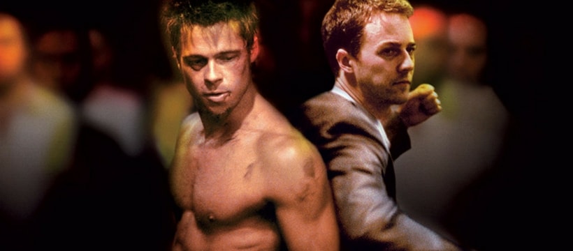Fightclub Brad Pitt torse nu dans fight club