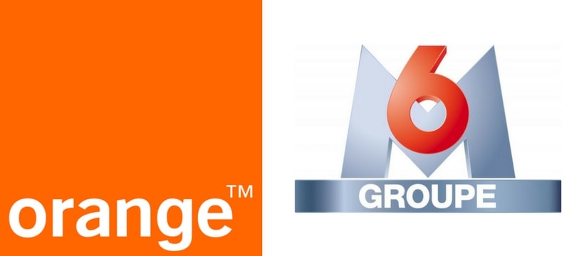 GroupeM6 Orange logos de groupe M6 et de orange