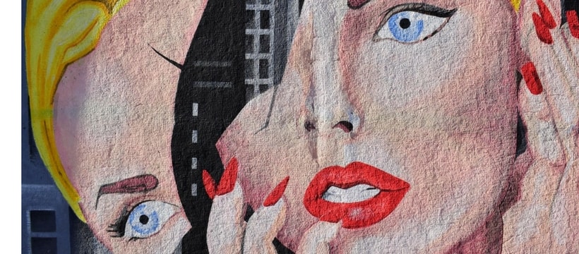 identite personnelle facebook Le dessin d'une femme dont le portrait est scinde en deux