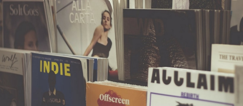 magazines magazines sur un etal