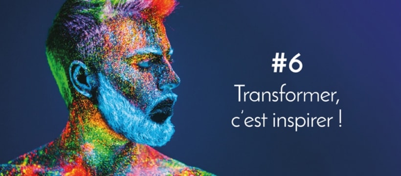 Makheia homme fait de pigment de couleur