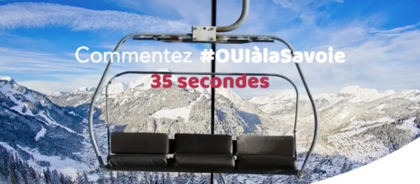 OUI a la Savoie affiche du live facebook de OUIsncf