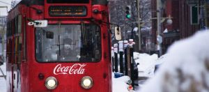 tramway sponsorise par coca cola