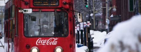 tramway sponsorise par coca cola