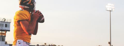 Les chiffres du Superbowl 2018 Un joueur de football américain