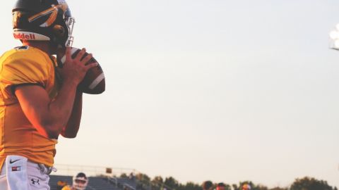 Les chiffres du Superbowl 2018 Un joueur de football américain