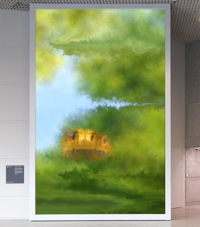 art numérique écran peinture