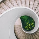 photo dune escalier en colimacon du dessus