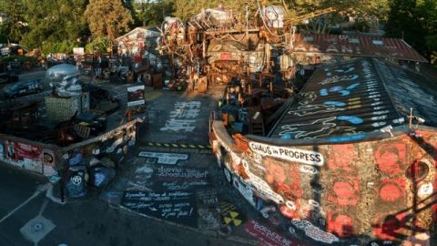 photo panoramique de la demeure du chaos