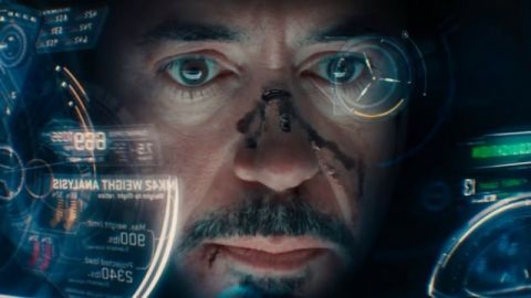 iron man plan a linterieur du casque