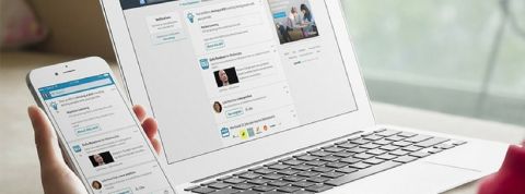 LinkedIn L'application LinkedIn sur ordinateur et portable