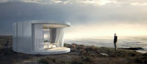 maison mobile dans la nature