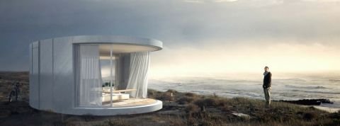 lumishell maison mobile dans la nature