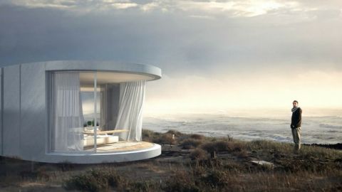 maison mobile dans la nature