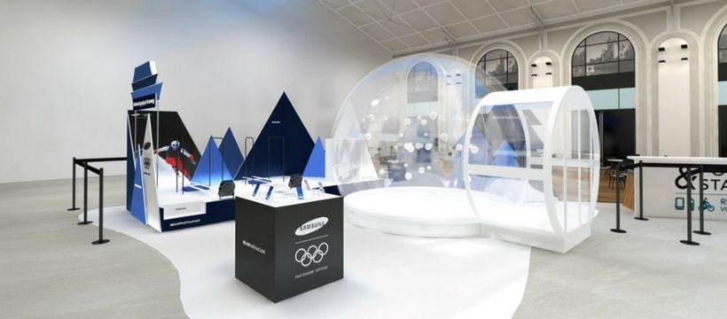 samsungjo La station de ski Samsung à la Gare Saint Lazare
