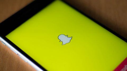 Ecran téléphone portable Snapchat