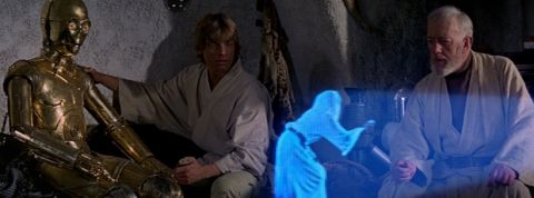 star wars hologramme