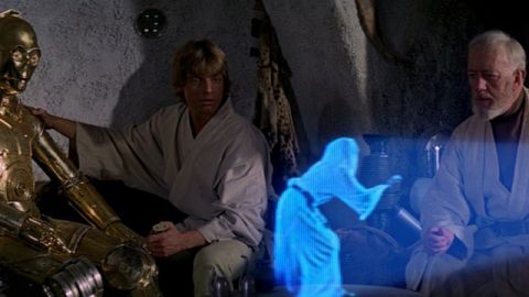 star wars hologramme