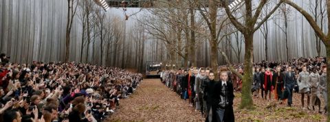chanel Chanel abat des arbres pour un défilé