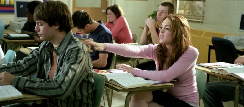 coursMaths Extrait du film Lolita Malgré Moi, où Lindsay Lohan est en cours de maths